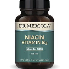 DR. MERCOLA 菸鹼酸維他命B3錠, 1個, 270件