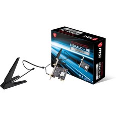 MSI 微星 HERALD-BE NCM865 WI-FI 7 無線擴充網卡 (只支援win11系統) 高速無線網路 雙頻穩定, 1個