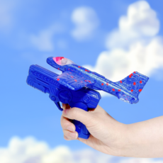 불빛미니글라이더 슈팅건-랜덤/낱개판매 야외용장난감 미니글라이더 날리기 던지기 불빛날리기, 1개