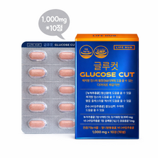 라이프허브 글루컷 1000mg 10정 혈당관리 체지방 관리 보조 영양제, 1개