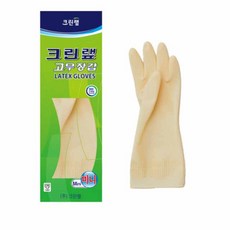 크린랲 고무장갑, 백색, 미니(XS), 20개