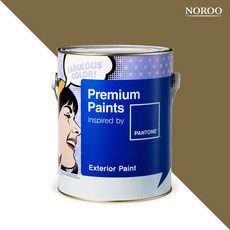 노루페인트 팬톤페인트 외부용 익스테리어, 1개, 무광 18-0832 Plantation, 4L