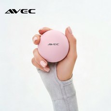 AVEC 고탄력 소프트 실리콘 싱글 마사지 볼, 핑크, 1개