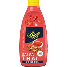 이탈리아 비피 Biffi Salsa Thai Sweet Chili 타이 스위트 칠리 살사 소스, 4개, 1kg