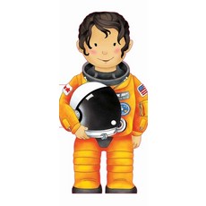 Little People Shape Books: Astronaut: Girl Board Books, B.E.S.