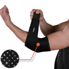 메디윙 엘보 보호대 팔꿈치 밴드, Black, 1개