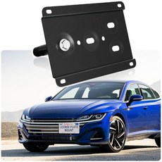 도난 방지 번호판 홀더 링컨 에비에이터/해적/노틸러스 2세대/네비게이터 4세대와 호환 전면 그릴 번호판 브래킷 장착 키트 드릴 범퍼 프레임 없음, Arteon/Jetta and GLI 2019-2023