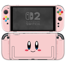 닌텐도 스위치2 스티커형 보호 스킨, 1개, [18]커비 페이스, 스위치2스킨