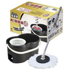 搖滾雞 360度手壓式拖把組 台灣製現貨, 1個