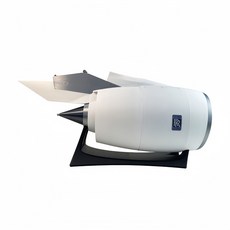 롤로 항공기 작동 터보팬 엔진 모형 프라모델 데스크테리어 인테리어 장식, 1개, 완제품