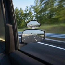 차량용 백미러 보조 운전자용 광각 확장 미러 사각지대 제거, 1개, 기본