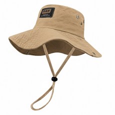 푸자오 남녀공용 정글모 아웃도어 등산 낚시 모자, 베이지
