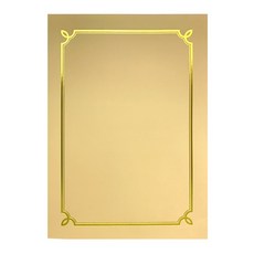 상장팩토리 금박 상장용지 화일지 170g, 돼지꼬리, 50개