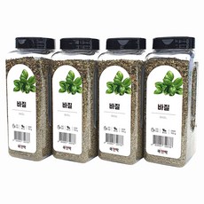 새마원 쿡앤딱 바질 홀 150g 허브 향신료 민트향, 4개