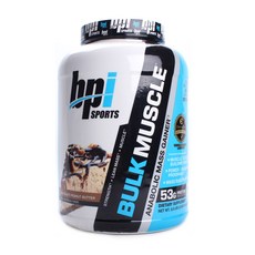 Bpi Bulk Muscle增重粉, 2640g, 巧克力花生醬, 1個