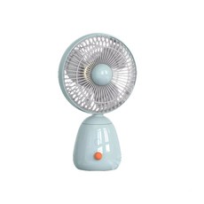迷你桌面風扇，便攜式靜音節能小風扇，辦公室學生宿舍必備, 藍, 朗菲桌上型風扇