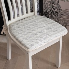 해피유통 프렌치 빈티지 스타일 패브릭 쿠션 사계절용 편안한 의자 방석, 25*35cm, 3