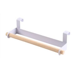 싱크대 문틈 키친타올 수건 철제 걸이 주방걸이대 키친타올거치대 주방선반걸이 다용도걸이 키친타올훅, 1개, 화이트