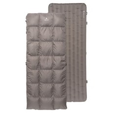 snow peak 雪諾必克 Down System 雙色寬版睡墊組 BD-070, 棕色