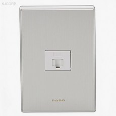 나노 AL아트2 알루미늄 8P 1구 데이터전화 모듈 화이트 나노아트2 랜플레이트, 상세페이지 기재