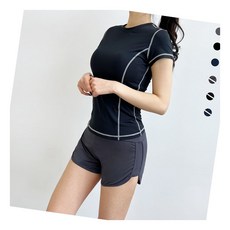 여자 3부 레깅스 러닝 보정