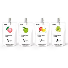 디알 곤약젤리 피치 애플 망고 청포도 4가지맛 12개씩, 130g, 96개