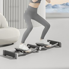 전신 코어 운동 접이식 스키 슬라이드 윙보드, 베이직 그레이, 1개