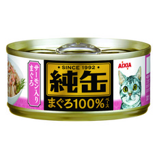 AIXIA 純罐 鮪魚+鮭魚 貓濕食, 65g, 6個