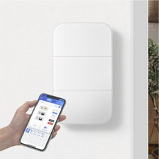 라맥스 IoT 스마트 전등 스위치, RSA-303W(앱+리모컨제어), 1개