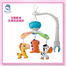 益嬰房 酷咕鴨 KUKU 可愛動物任意夾音樂鈴 KU7082, 鮮艷色系, 1個