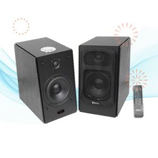 Rockville 락빌 사운드바 2개 HD5B 5인치 150와트 RMS 파워 블루투스 북쉘프 홈 TQ