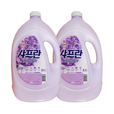 엘지 샤프란 섬유유연제 릴렉싱 아로마, 3.1L, 2개