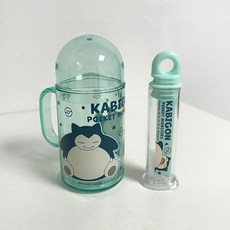 일본 포켓몬스터 칫솔 유아 양치컵세트 휴대용 어린이집, 1개, 잠만보
