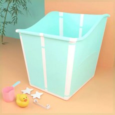 대형견 접이식 욕조 전신 핑크 수영장 고양이 목욕탕 애견 강아지 목욕통, 1개, G. 녹색