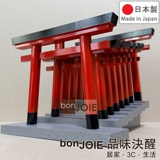 bonJOIE 日本製 東濃檜木 伏見稻荷千本鳥居 神札立