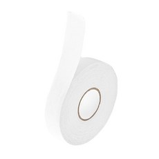 아이스하키용품 스케이트 보호장비 연습 훈련용 아이스 하키 천 테이프 스틱 테니스 스쿼시 라켓 스포츠 배드민턴 그립 2.5cm x 25m, WHITE, 1개