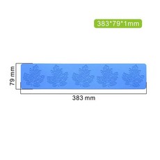 튀일몰드 실리콘 초콜릿 베이킹 나뭇잎 틀 데코, 1개, 5 우통잎 LFM-48
