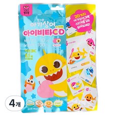 맑은누리 핑크퐁 아기상어 아이비타C+D+아연 30정, 1개