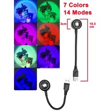 USB 일몰 램프 선셋 분위기 조명 거실 침실 실내 장식 바 사진 배경, 03 ni 7 Colors
