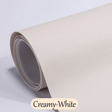 소파 용 가죽 수리 패치 Self-Adhesive Reupholster 자동차 좌석 가구 소파 비닐 의자 자켓 신발 패브릭 수정 눈물, 크림 화이트, 100x50cm