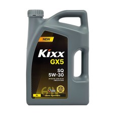 4행정 예초기오일 4사이클 가솔린 엔진오일 GS칼텍스 KIXX 5W30, 4개, 4L