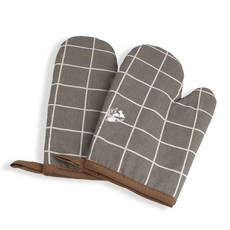 주방 장갑 패브릭 브라운 내열주방장갑 오븐용장갑 전자레인지장갑