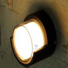 웻디어 LED 원형 벽등 3000K 야외벽등