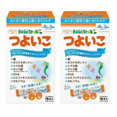 메그 빈스타크 츠요이코 2단계 베이비 스틱 분유, 2개, 18개입, 14g