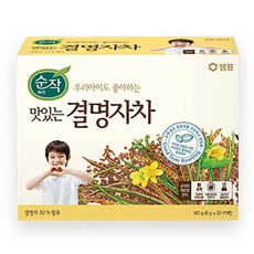 유아음료 샘표 순작 우리아이결명자차 20T 160g, 본상품