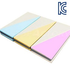 까사베베 세모매트 와디즈 펀딩 놀이방 매트 아기거실매트 놀이매트 유아매트 아기매트 PU원단, 블루_아이보리, 1개