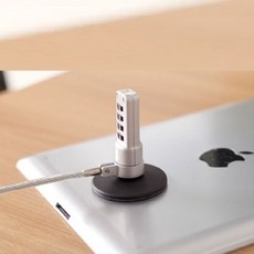 태블릿 PC 잠금장치 흡착 홀더 캔싱턴 락 홀 플레이 yes8+4hZV, 모델명, 1개