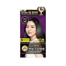 리엔 한방 크림 염색약 120g 골라담기, 06.흑색, 1개