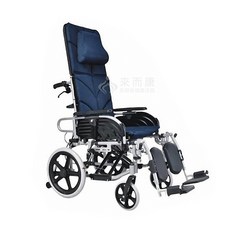 來而康 頤辰 頤辰醫療 機械式輪椅 YC-800 仰躺功能 輪椅 B款補助附加功能A款B款 贈輪椅置物袋, 1個, 中輪 藍色, 中輪 藍色