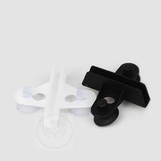 MN 어항 칸막이 고무 2p 어항꾸미기, 1-칸막이큐방2p블랙